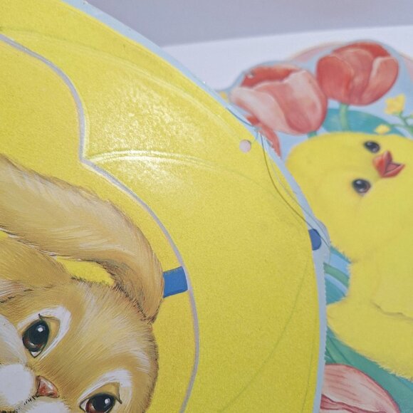 Easter Vintage 20" Die Cut Cardboard Wall Decorations Eureka American Greetings - Picture 12 of 12